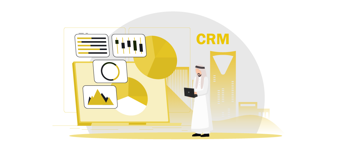 Analytical blog article on Saudi Arabia’s CRM market growth under Vision 2030, focusing on key industries and future opportunities.